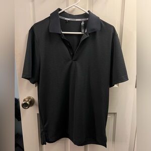 Men’s Adidas Striped Golf Polo